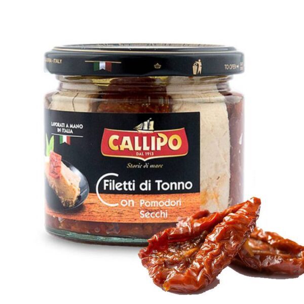 Callipo Filetti di Tonno, con Pomodori Secchi, 200g