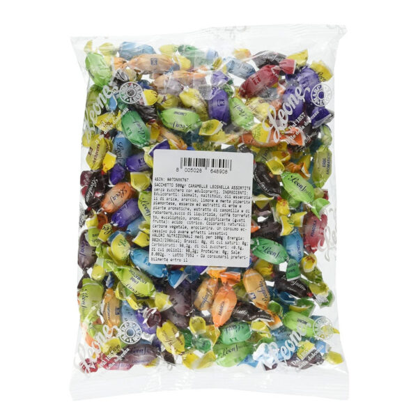 Caramelle Senza Zucchero Leonsnella gusto assortito 500g