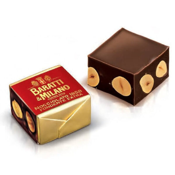 Cioccolatini Pralina Nocciolato 1858 Fondente- Baratti & Milano  500 gr
