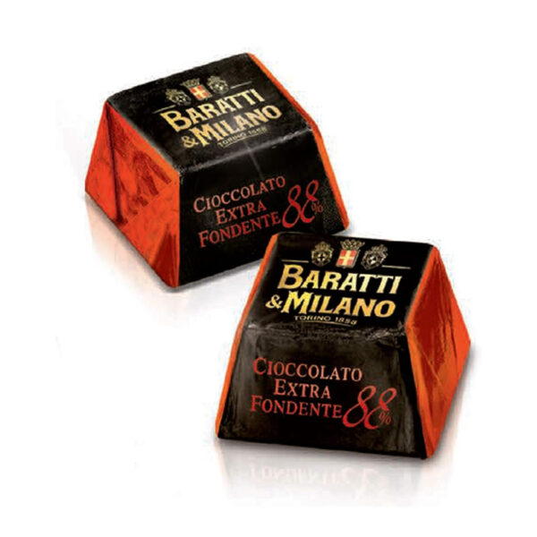 Praline di Cioccolato Extra fondente 88% con morbido ripieno - Baratti & Milano 500g
