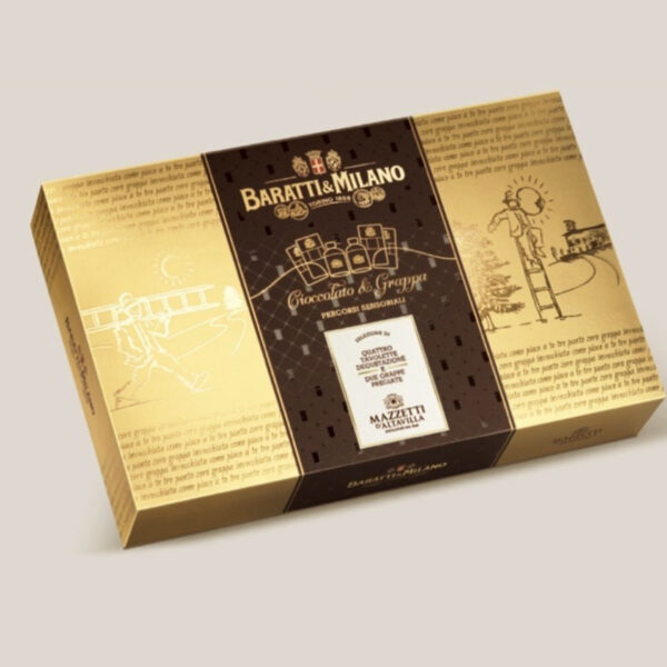 Confezione Idea Regalo Cioccolato e Grappa - 300g Baratti & Milano - immagine 2
