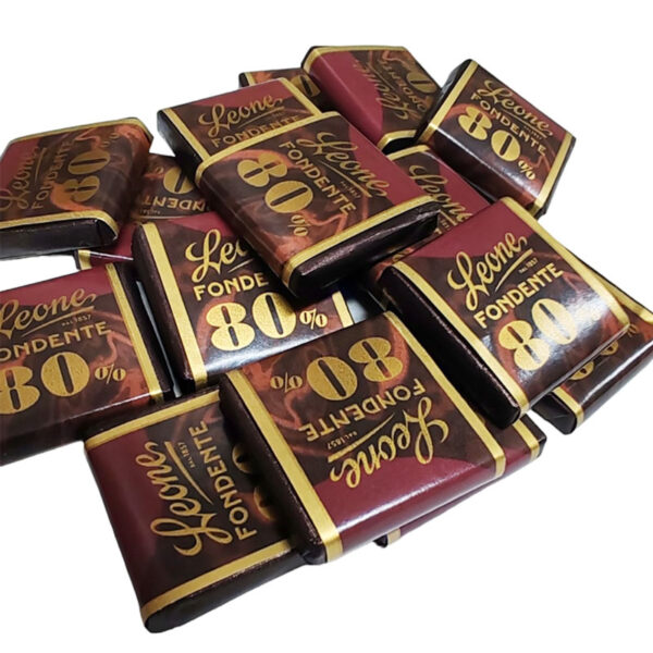 Pastiglie Leone Cioccolatini Napolitains Fondente 80% 500g Prodotto Vegano