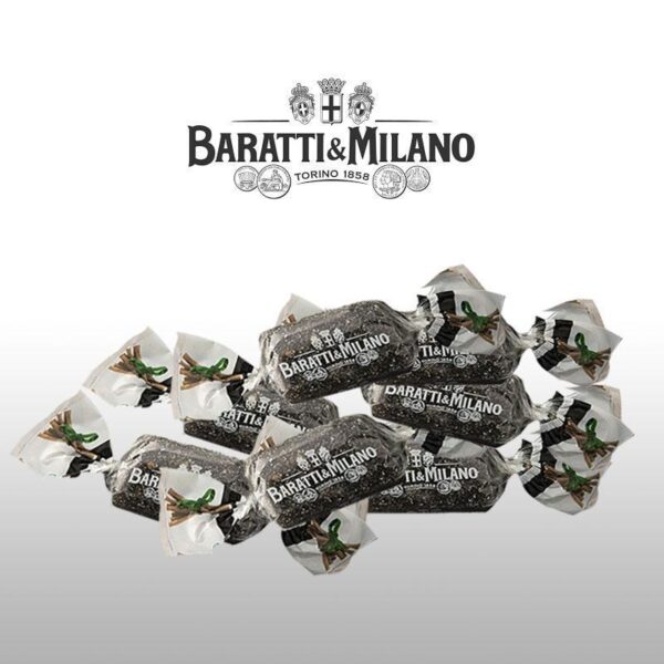 Baratti e Milano Caramelle Gelèes alla Liquirizia, 500g, Zucchero, Sciroppo di Glucosio, Estratto di Liquirizia, Pectina, Aromi, Coloranti Naturali