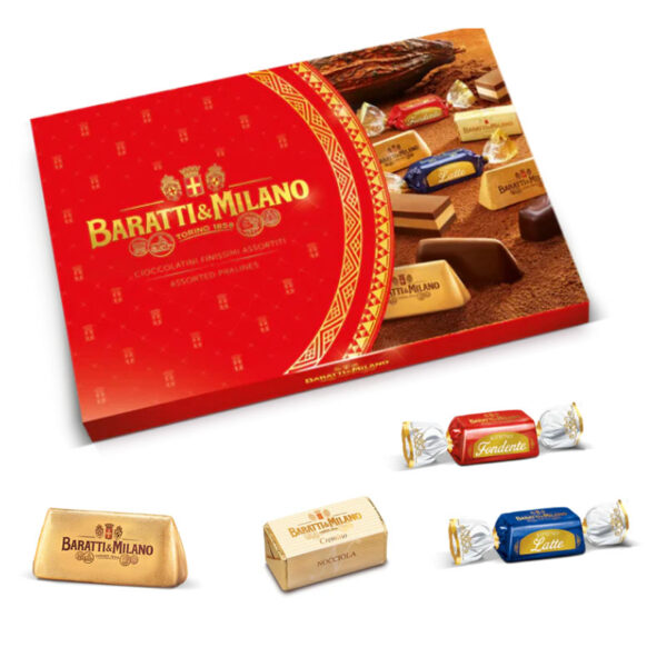 Baratti e Milano Cioccolatini Assortiti, 350g, Grande Confezione  Idea Regalo, Senza Glutine