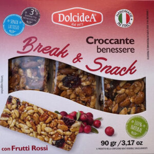 BARRETTE CROCCANTE BENESSERE FRUTTI ROSSI-DOLCIDEA