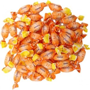 CARAMELLE SENZA ZUCCHERO ARANCIA 500 GR- LEONE