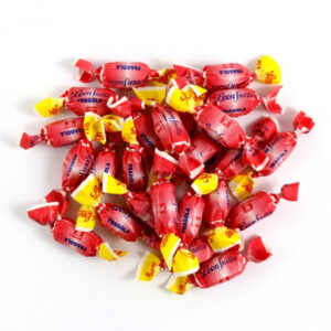 CARAMELLE SENZA ZUCCHERO FRAGOLA 500 GR-LEONE