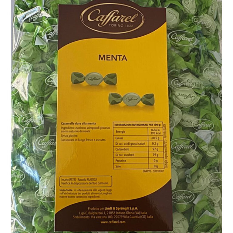 CARAMELLE DURE ALLA MENTA CAFFAREL 1 KG