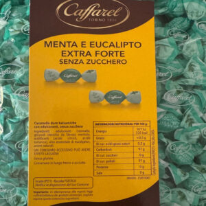 CARAMELLE BALSAMICHE ALLA MENTA ED EUCALYPTUS CAFFAREL 1 KG