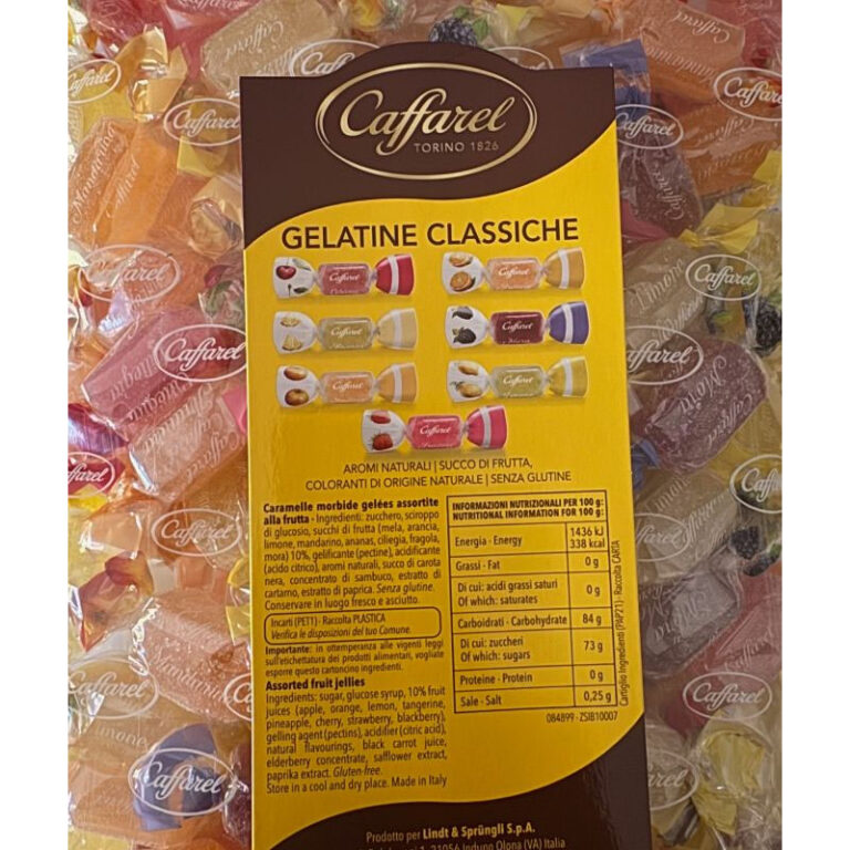 CARAMELLE GELATINE CLASSICHE CAFFAREL 1 KG- SENZA GLUTINE
